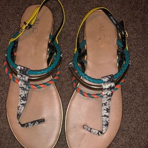 ALDO Multi Color thong sandals